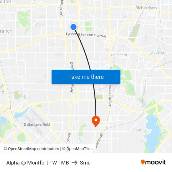 Alpha @ Montfort - W - MB to Smu map