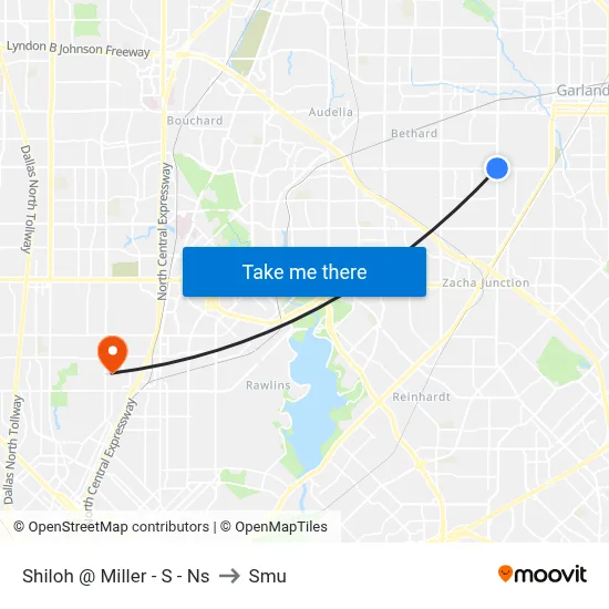 Shiloh @ Miller - S - Ns to Smu map