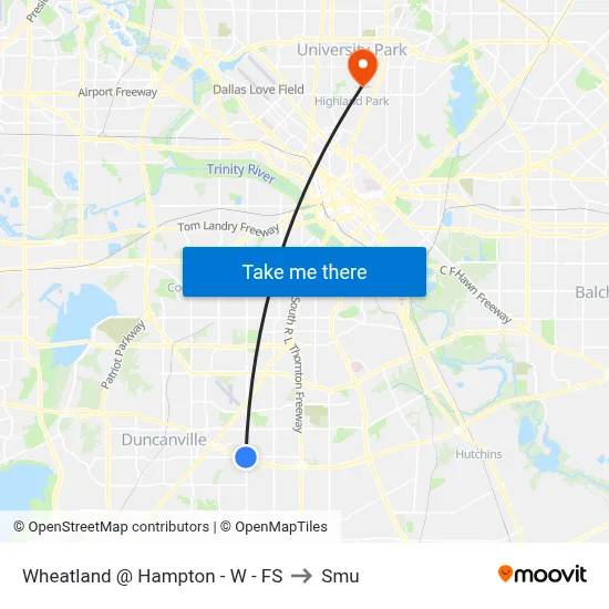 Wheatland @ Hampton - W - FS to Smu map