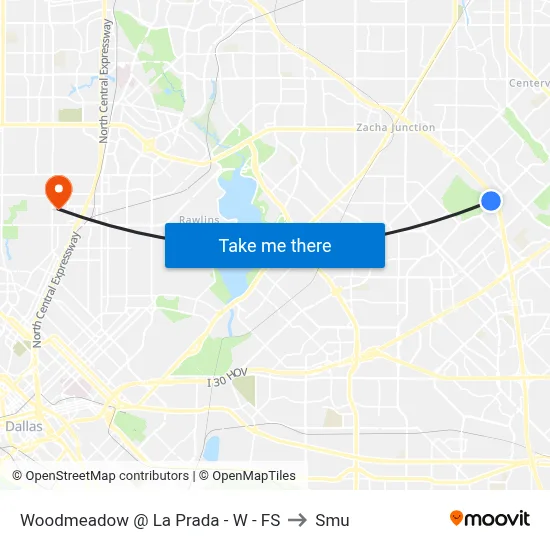 Woodmeadow @ La Prada - W - FS to Smu map