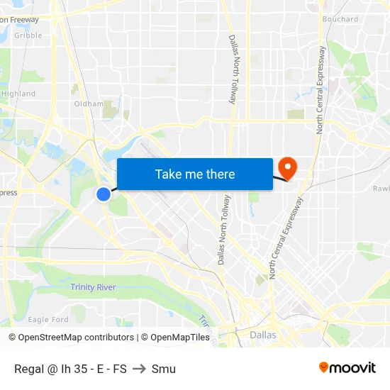 Regal @ Ih 35 - E - FS to Smu map