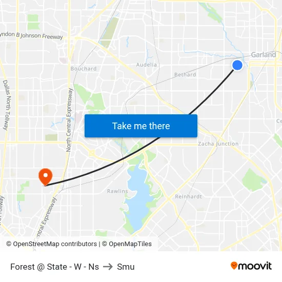 Forest @ State - W - Ns to Smu map