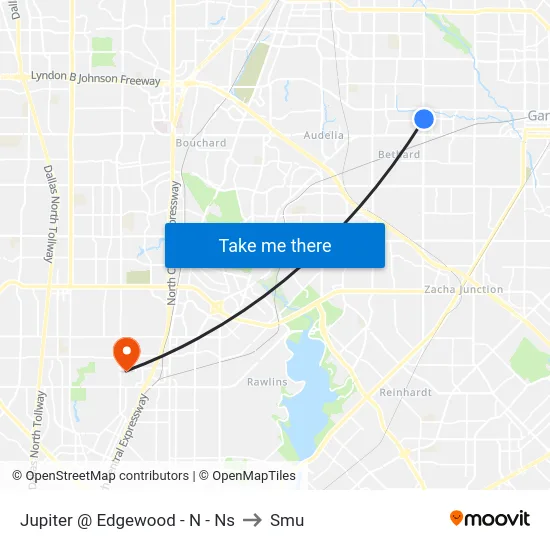 Jupiter @ Edgewood - N - Ns to Smu map