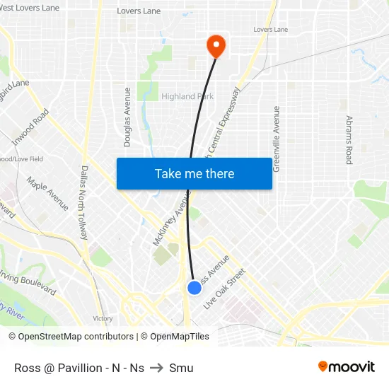 Ross @ Pavillion - N - Ns to Smu map