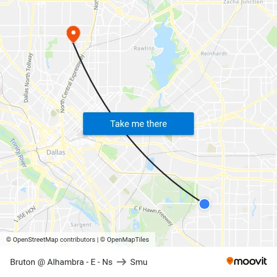 Bruton @ Alhambra - E - Ns to Smu map