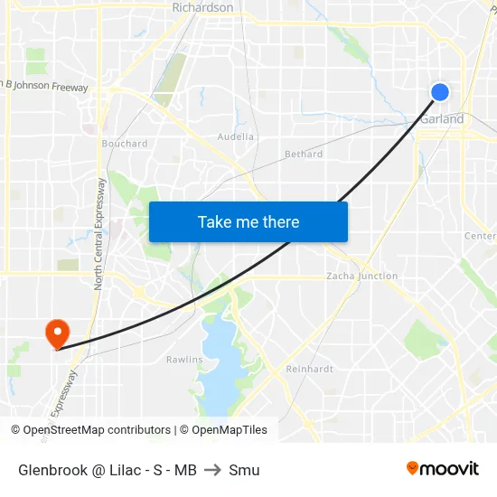 Glenbrook @ Lilac - S - MB to Smu map