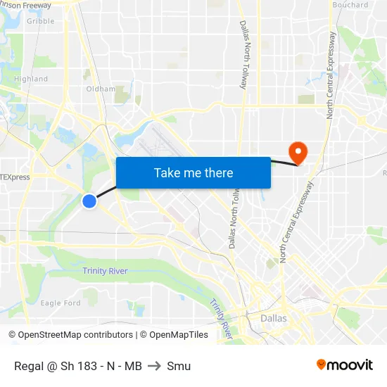 Regal @ Sh 183 - N - MB to Smu map