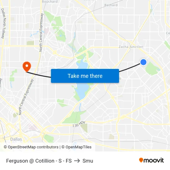 Ferguson @ Cotillion - S - FS to Smu map