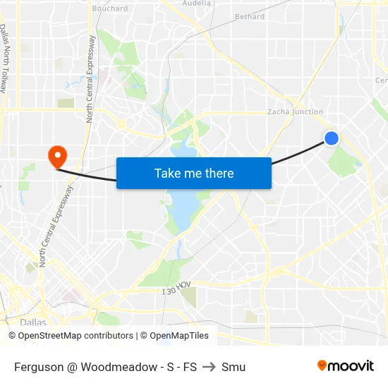Ferguson @ Woodmeadow - S - FS to Smu map