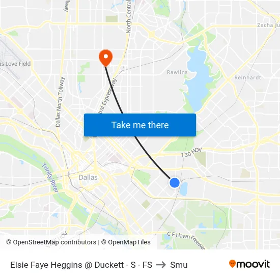 Elsie Faye Heggins @ Duckett - S - FS to Smu map