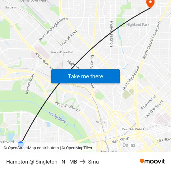 Hampton @ Singleton - N - MB to Smu map