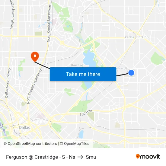 Ferguson @ Crestridge - S - Ns to Smu map
