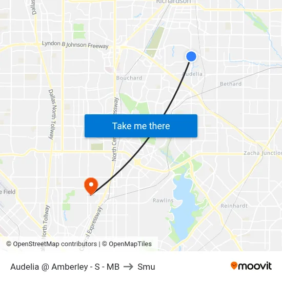 Audelia @ Amberley - S - MB to Smu map