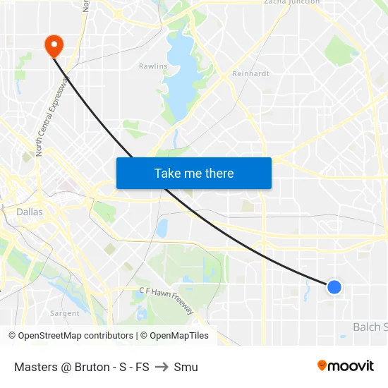 Masters @ Bruton - S - FS to Smu map