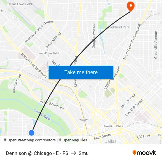Dennison @ Chicago - E - FS to Smu map