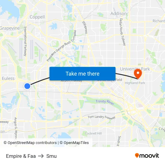 Empire & Faa to Smu map