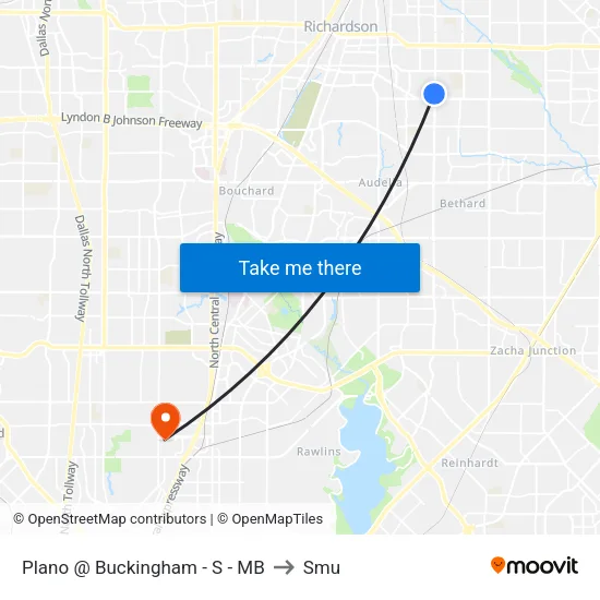 Plano @ Buckingham - S - MB to Smu map