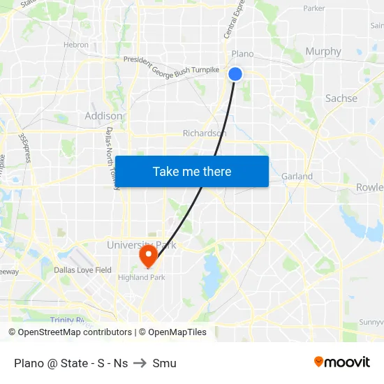 Plano @ State - S - Ns to Smu map