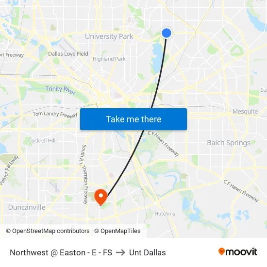 Northwest @ Easton - E - FS to Unt Dallas map