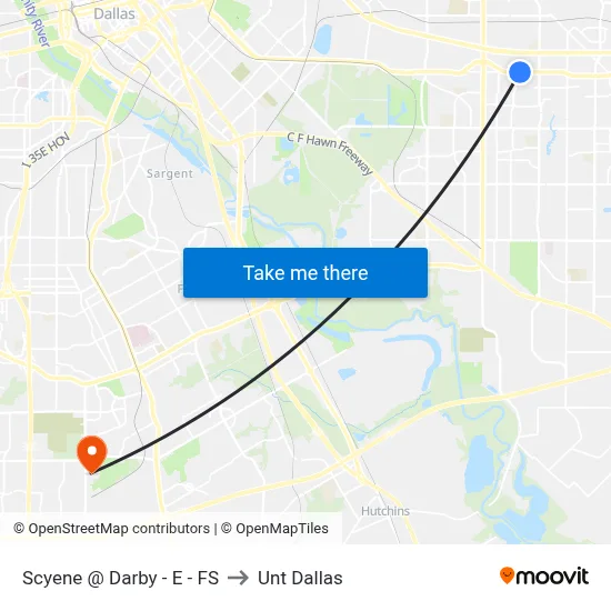 Scyene @ Darby - E - FS to Unt Dallas map