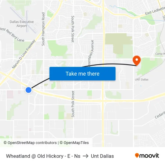 Wheatland @ Old Hickory - E - Ns to Unt Dallas map