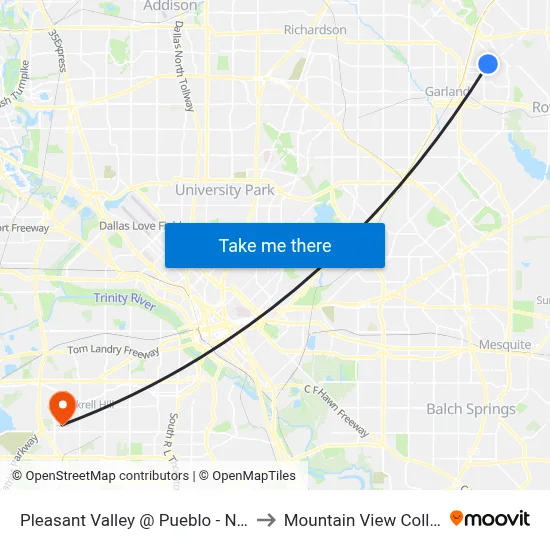 Pleasant Valley @ Pueblo - N - Ns to Mountain View College map