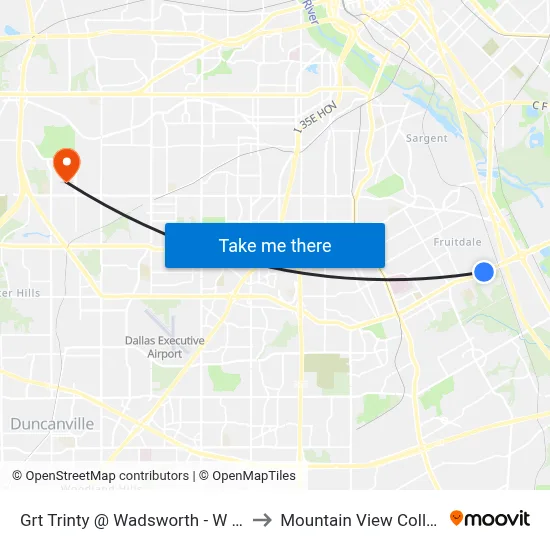 Grt Trinty @ Wadsworth - W - Ns to Mountain View College map