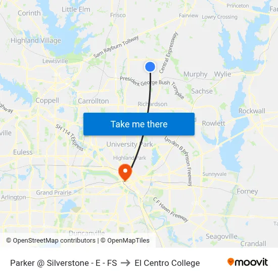 Parker @ Silverstone - E - FS to El Centro College map