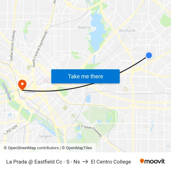 La Prada @ Eastfield Cc - S - Ns to El Centro College map