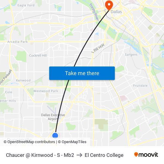 Chaucer @ Kirnwood - S - Mb2 to El Centro College map