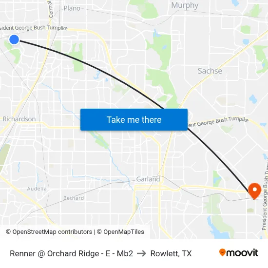 Renner @ Orchard Ridge - E - Mb2 to Rowlett, TX map