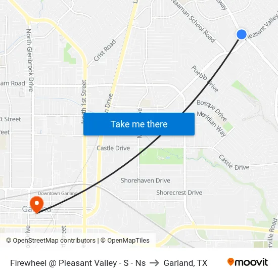 Firewheel @ Pleasant Valley - S - Ns to Garland, TX map