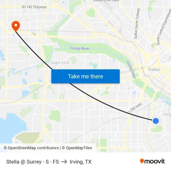 Stella @ Surrey - S - FS to Irving, TX map