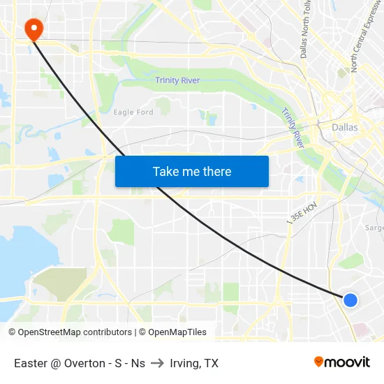 Easter @ Overton - S - Ns to Irving, TX map