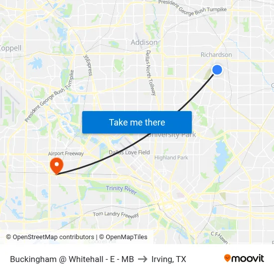 Buckingham @ Whitehall - E - MB to Irving, TX map