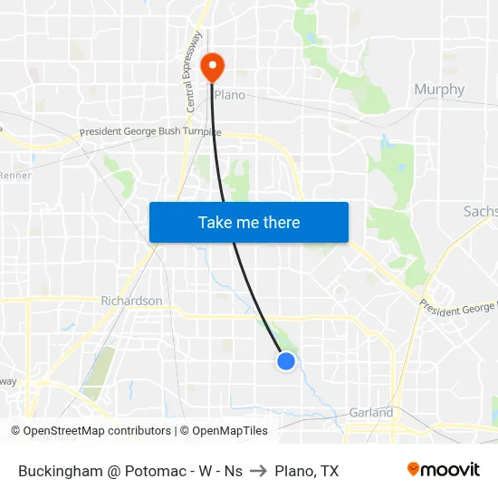 Buckingham @ Potomac - W - Ns to Plano, TX map