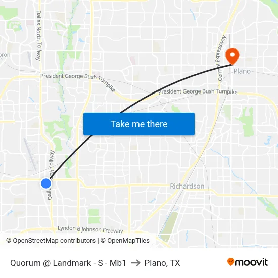 Quorum @ Landmark - S - Mb1 to Plano, TX map
