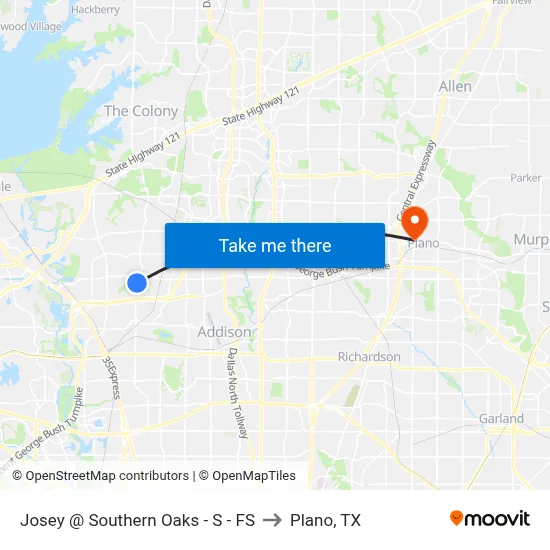 Josey @ Southern Oaks - S - FS to Plano, TX map