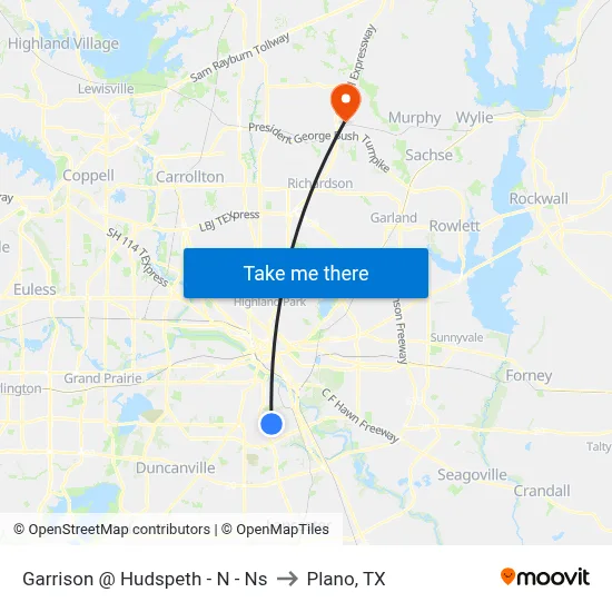 Garrison @ Hudspeth - N - Ns to Plano, TX map