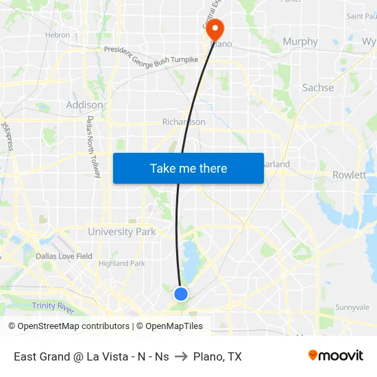 East Grand @ La Vista - N - Ns to Plano, TX map