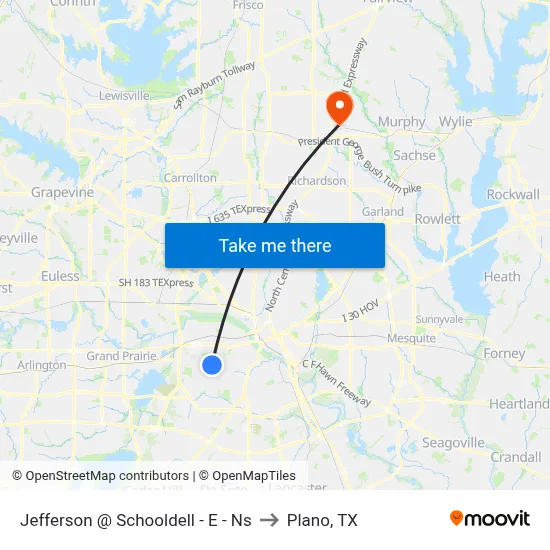 Jefferson @ Schooldell - E - Ns to Plano, TX map