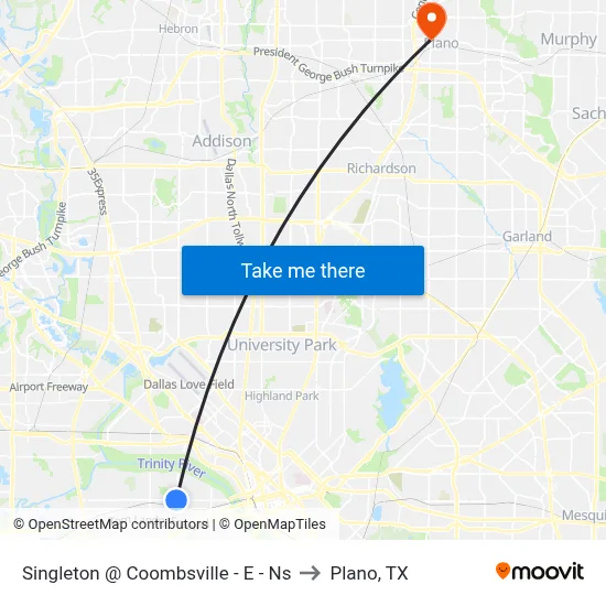 Singleton @ Coombsville - E - Ns to Plano, TX map