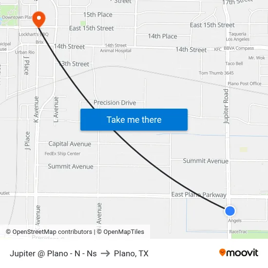 Jupiter @ Plano - N - Ns to Plano, TX map