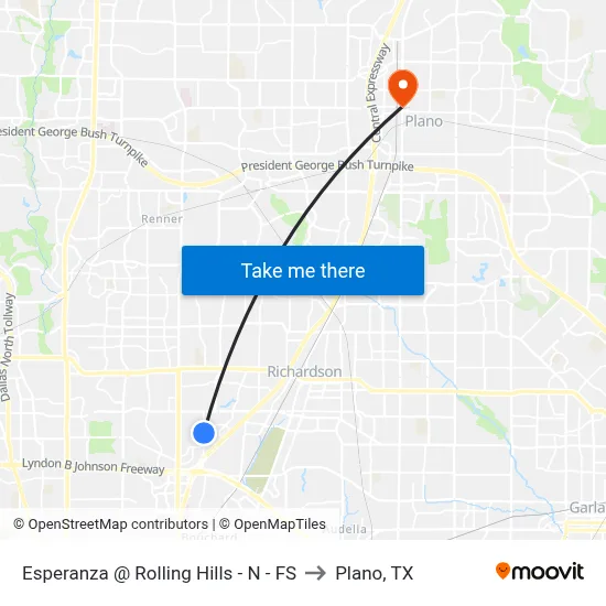 Esperanza @ Rolling Hills - N - FS to Plano, TX map