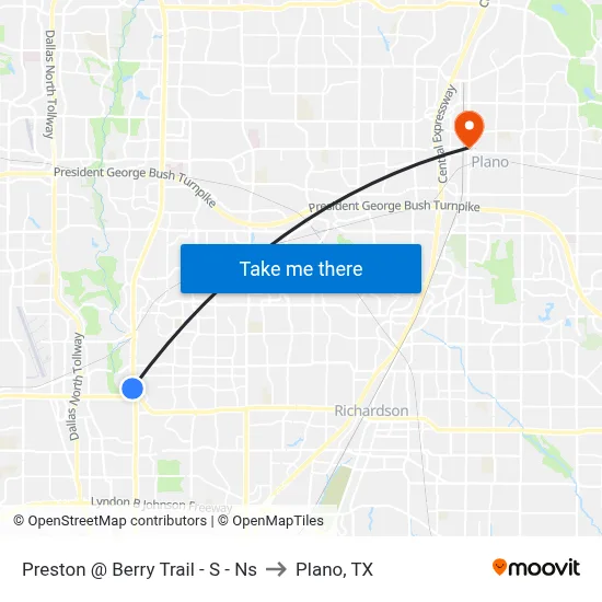 Preston @ Berry Trail - S - Ns to Plano, TX map