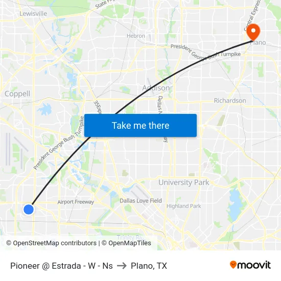 Pioneer @ Estrada - W - Ns to Plano, TX map