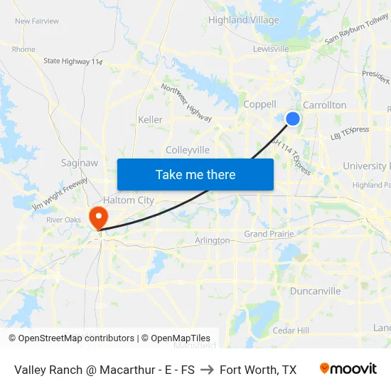 Valley Ranch @ Macarthur - E - FS to Fort Worth, TX map