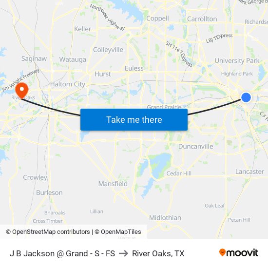 J B Jackson @ Grand - S - FS to River Oaks, TX map