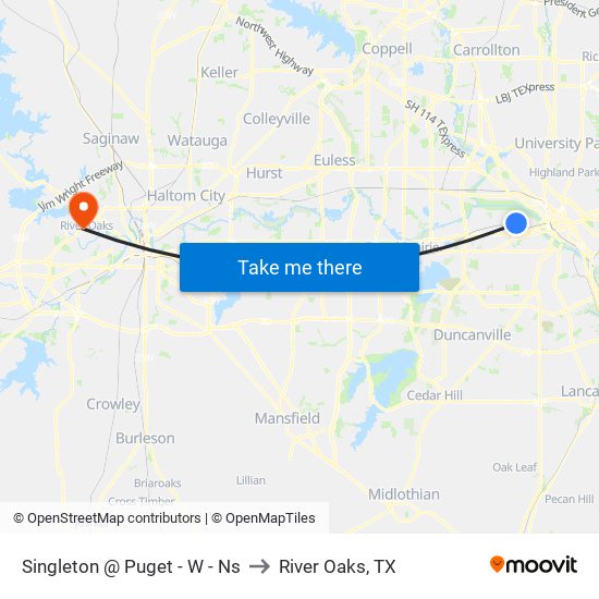 Singleton @ Puget - W - Ns to River Oaks, TX map