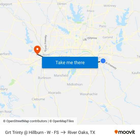 Grt Trinty @ Hillburn - W - FS to River Oaks, TX map